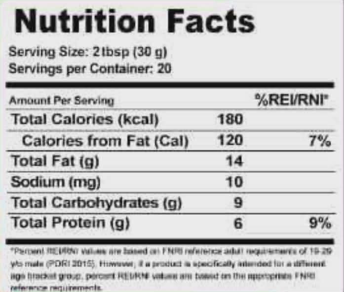 TVG Keto Peanut Butter 1 kg - Pure & Creamy (gluten-free, no sugar added, Halal)