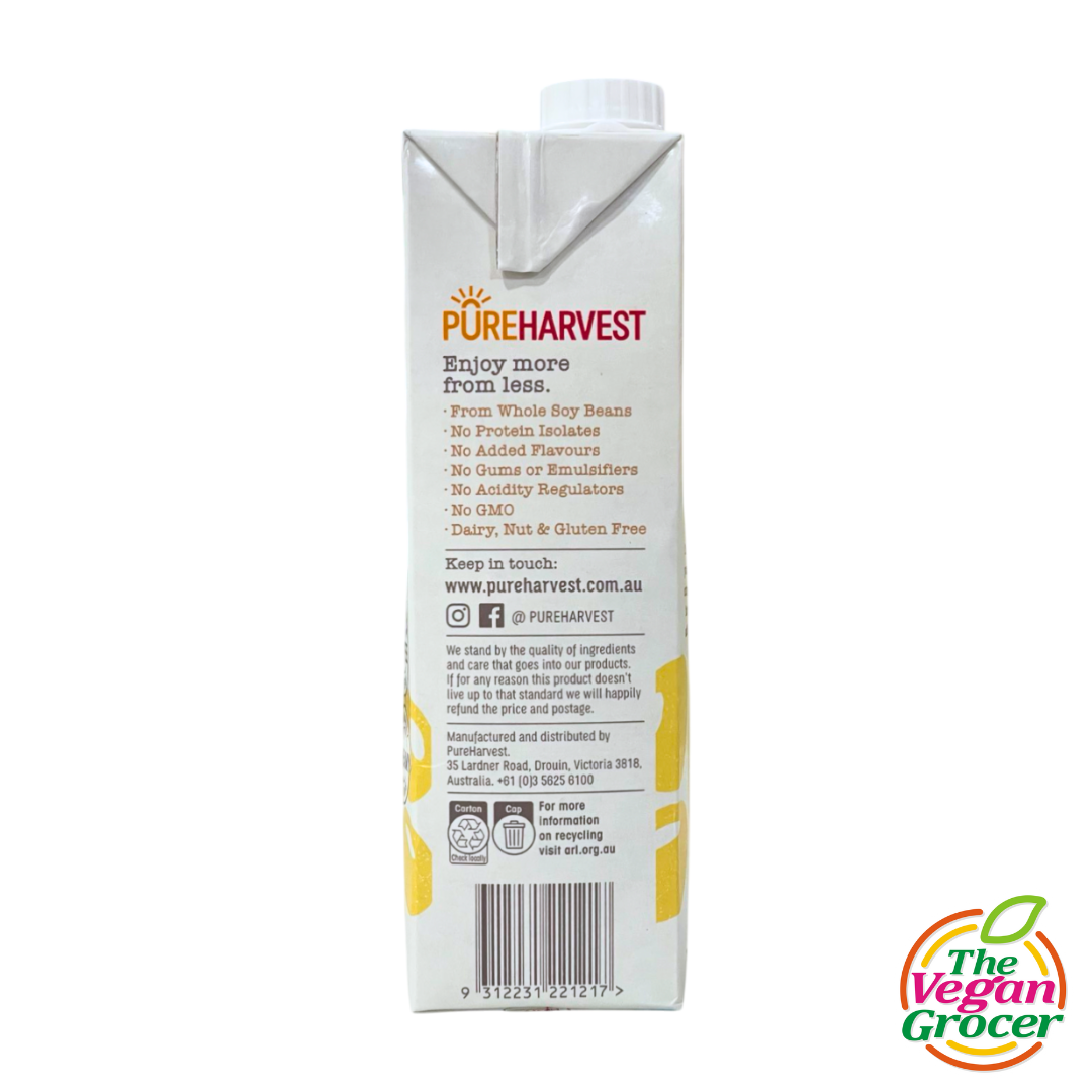Pure Harvest Organic Soy Milk Barista 1L (gluten-free, nut-free)