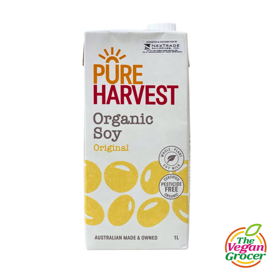 Pure Harvest Organic Soy Milk Original 1L (gluten-free, nut-free)