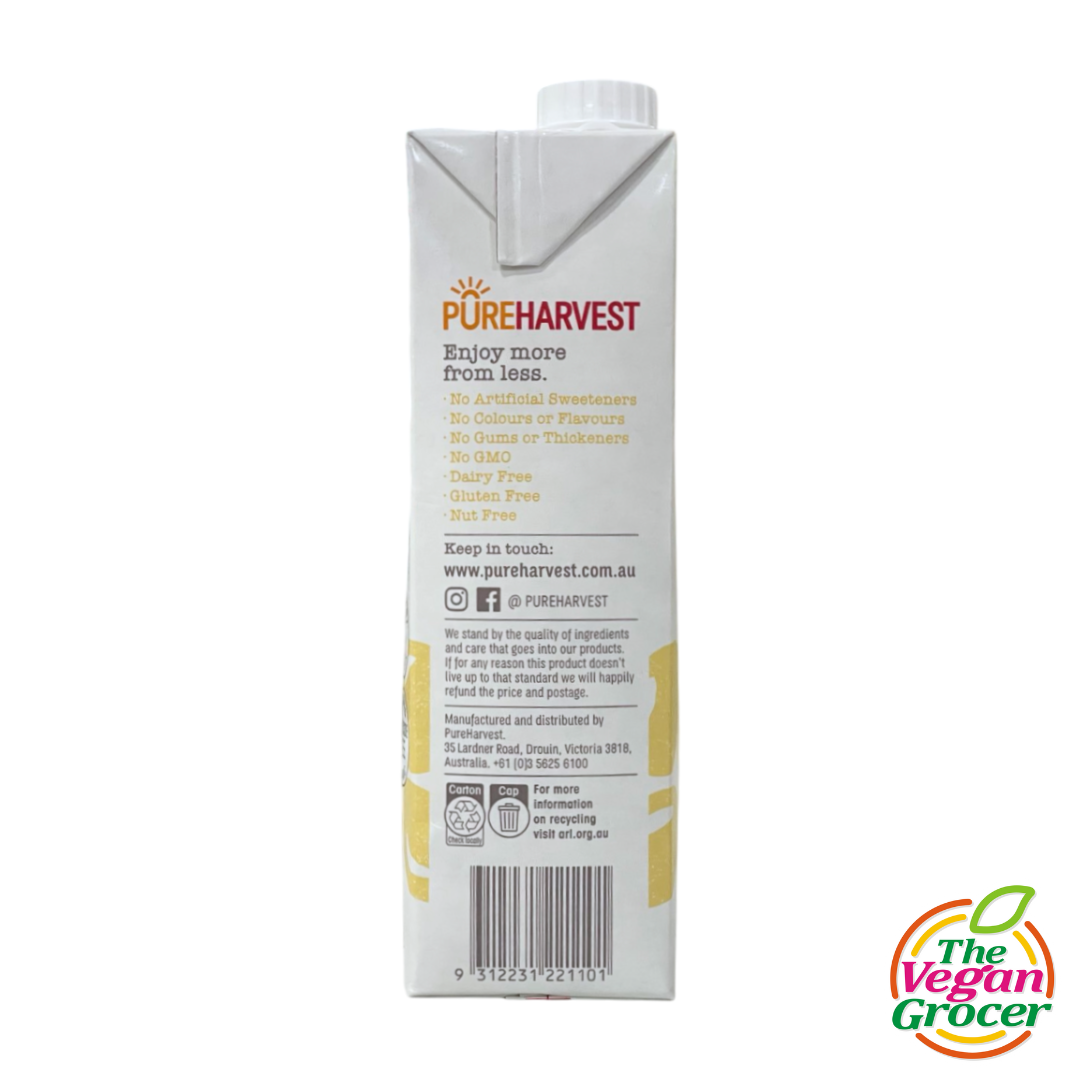 Pure Harvest Organic Soy Milk Original 1L (gluten-free, nut-free)