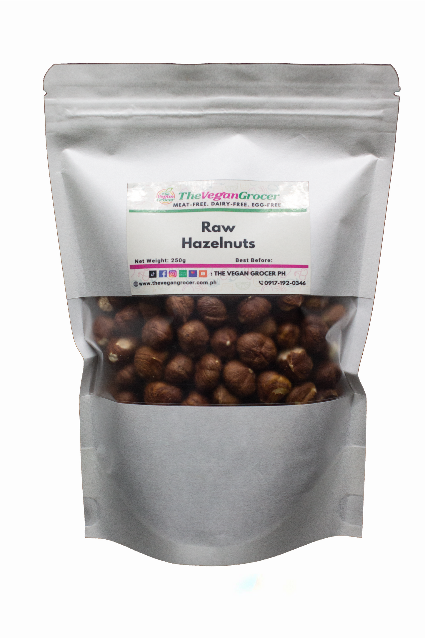 TVG Raw Hazelnuts 250g