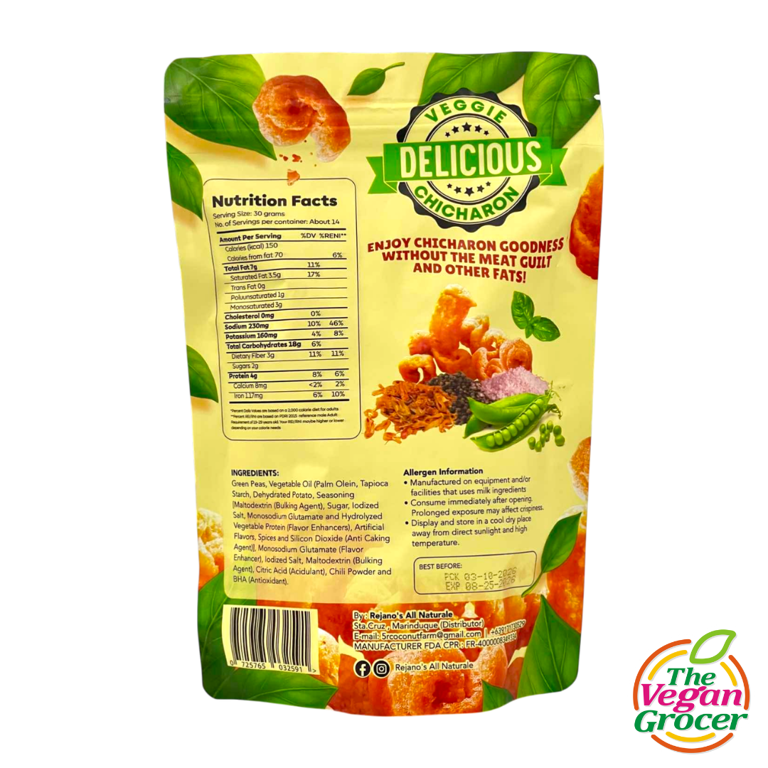 Rejano's All Naturale Veggie Chicharon 75g