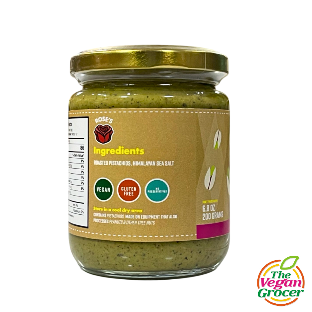 Rose Kitchen Pistachio butter (gluten-free, no sugar added)