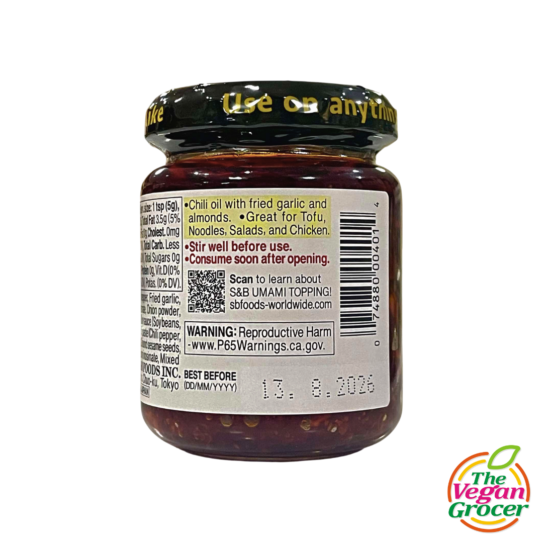 S&B Crunchy Garlic with Chili Oil 110g