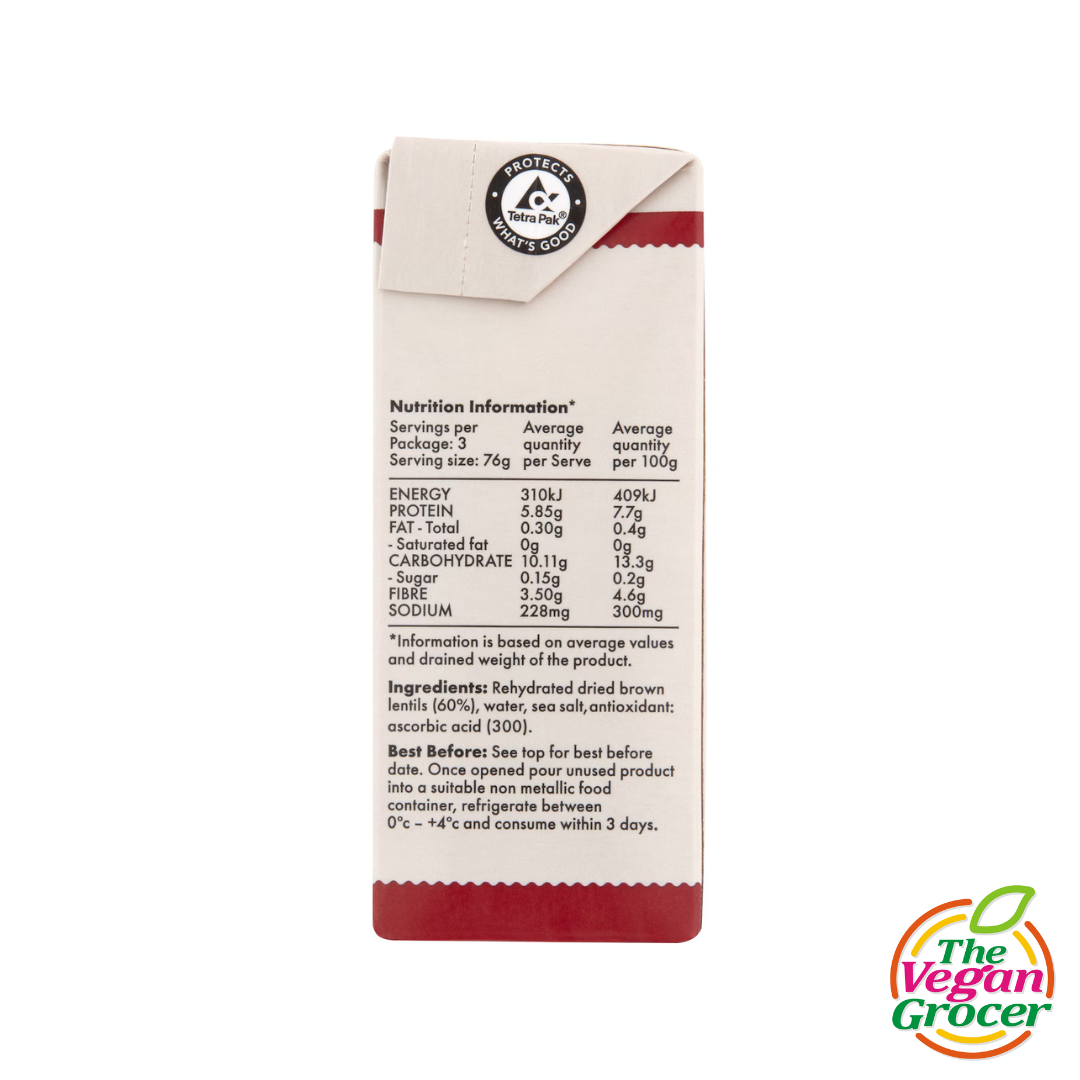 Sandhurst Lentils 380g