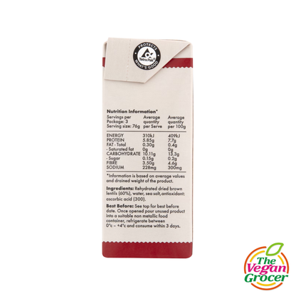 Sandhurst Lentils 380g