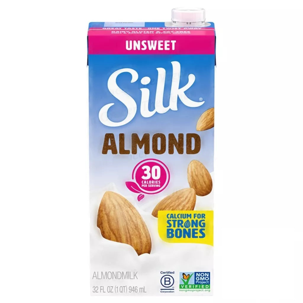 Silk Almond Milk Original Unsweetened 946mL – The Vegan Grocer Ph