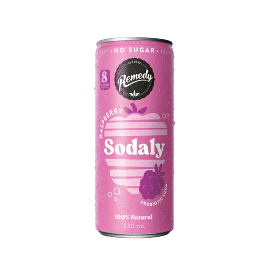 Remedy Sodaly Raspberry 250mL