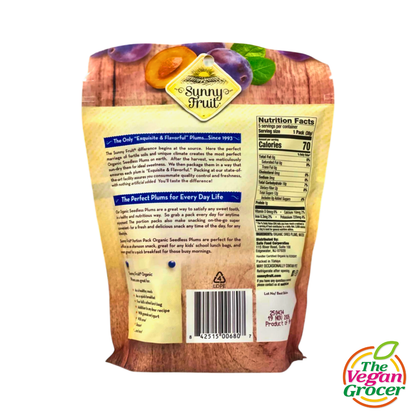 Sunny Fruit Organic Dried Plums 150g 5x30g