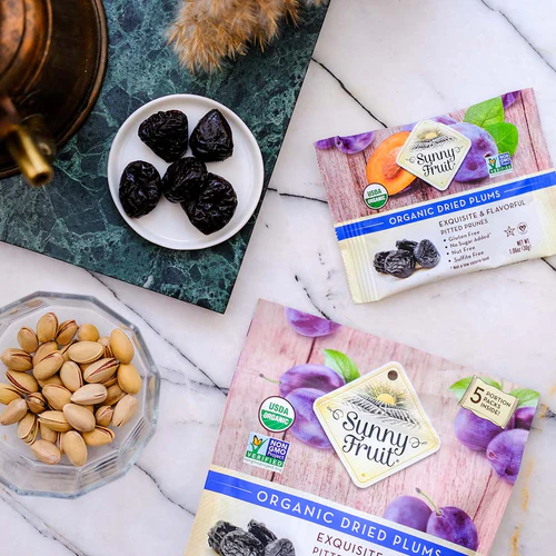 Sunny Fruit Organic Dried Plums 150g 5x30g