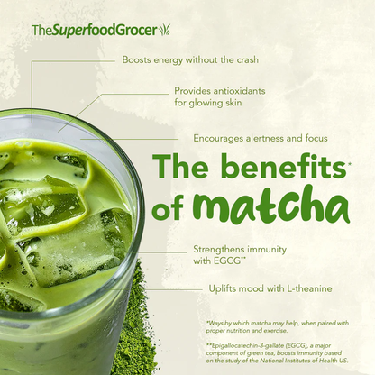 The Superfood Grocer Matcha Silk Matcha Green Tea Powder 40g
