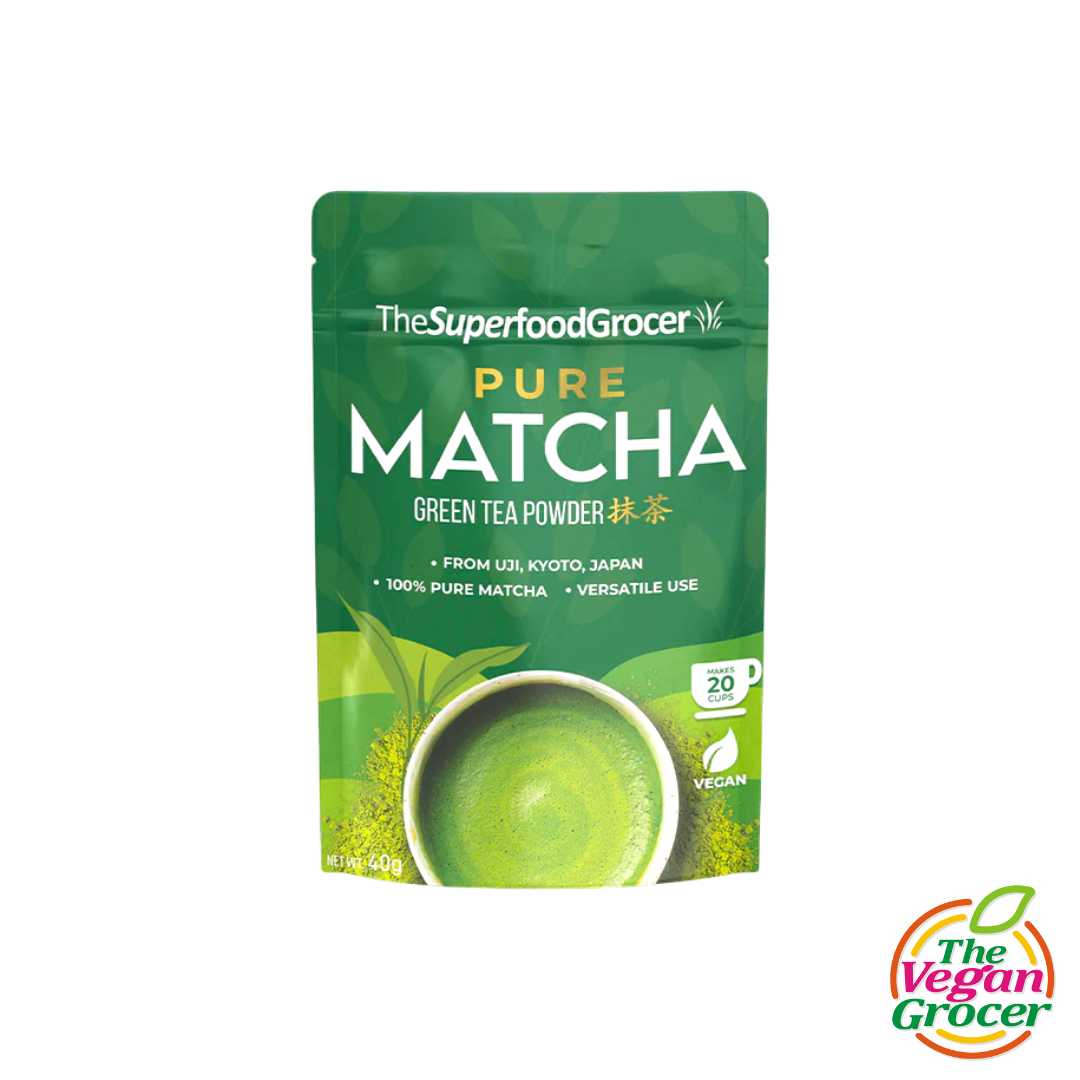 The Superfood Grocer Pure Matcha Powder 40g – The Vegan Grocer Ph