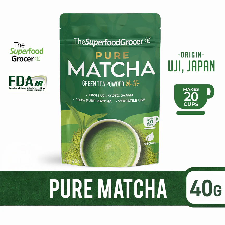 The Superfood Grocer Pure Matcha Powder 40g