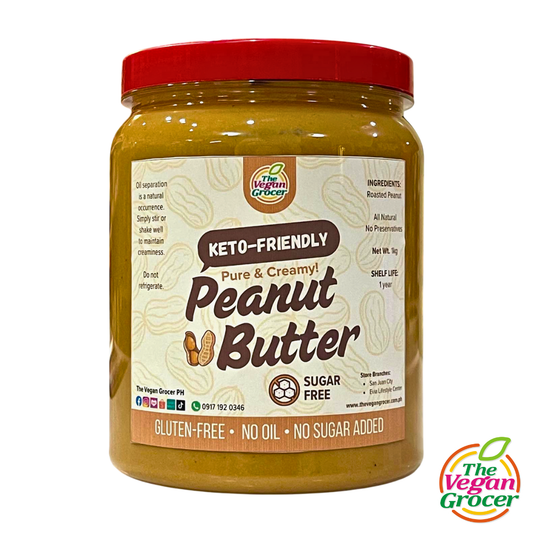 TVG Keto Peanut Butter 1 kg - Pure & Creamy (gluten-free, sugar-free)