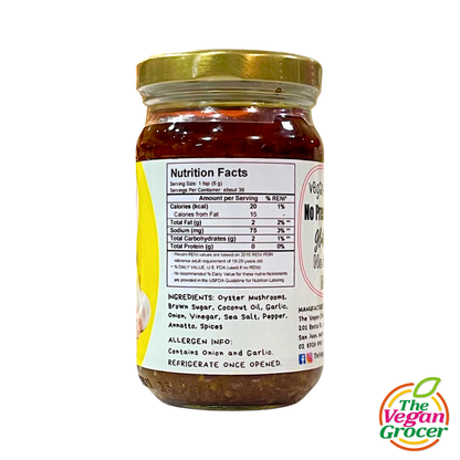 TVG Vegan Garlicky Mushroom Bagoong 220g (gluten-free)
