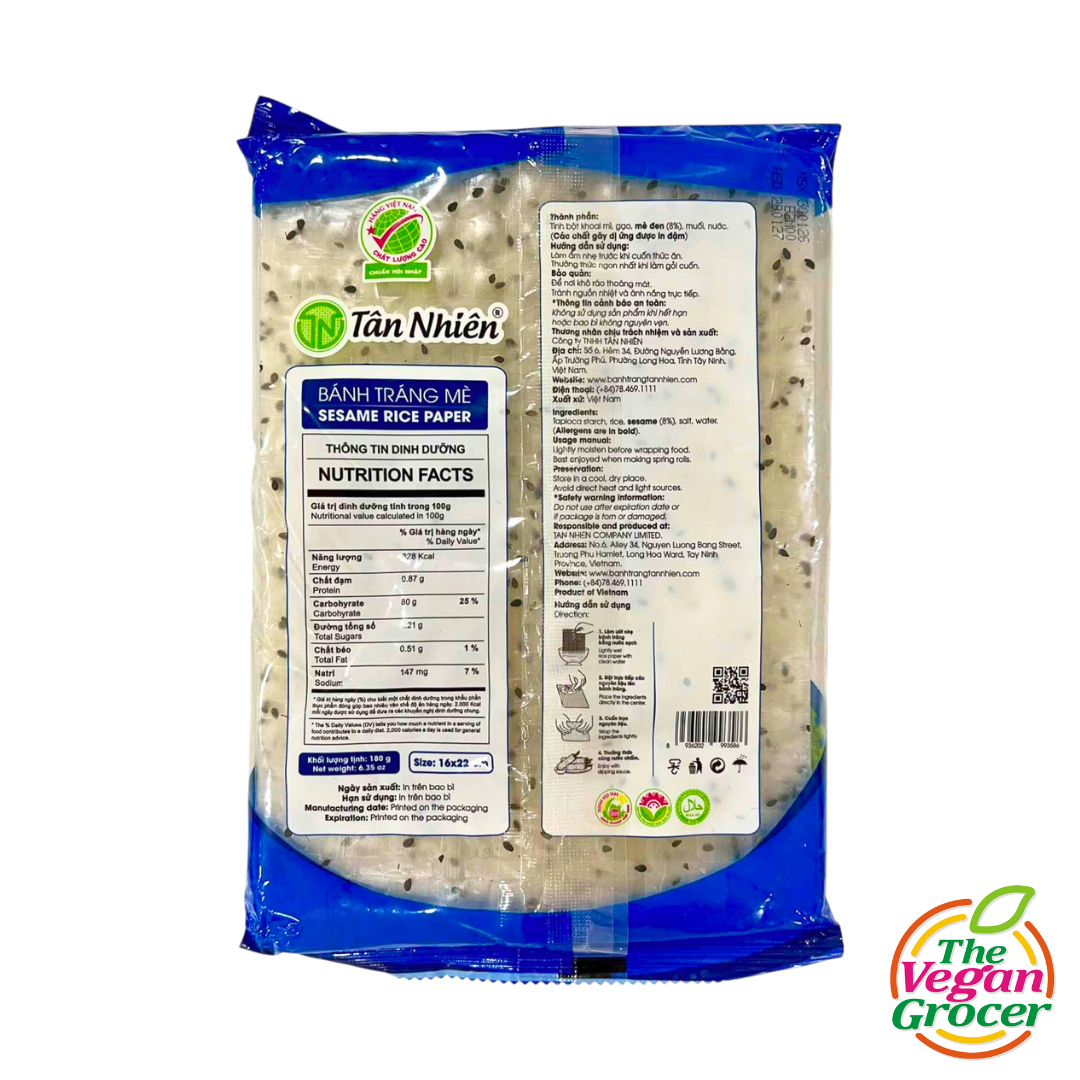 Tan Nhien Sesame Rice Paper 180g