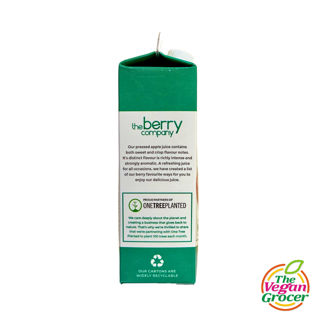 The Berry Company Pressed Apple with Elderflower 1L (NAS no  added sugar)
