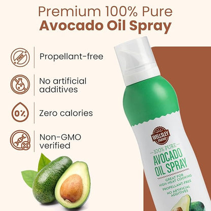 Wellsley Farms 100% Pure Avocado Oil Spray 207ml