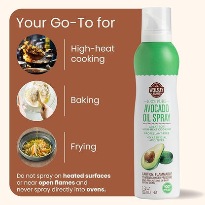 Wellsley Farms 100% Pure Avocado Oil Spray 207ml