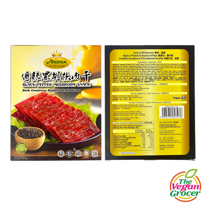 Ahimsa Mushroom Snack - Black Pepper Flavor 200g (Halal)