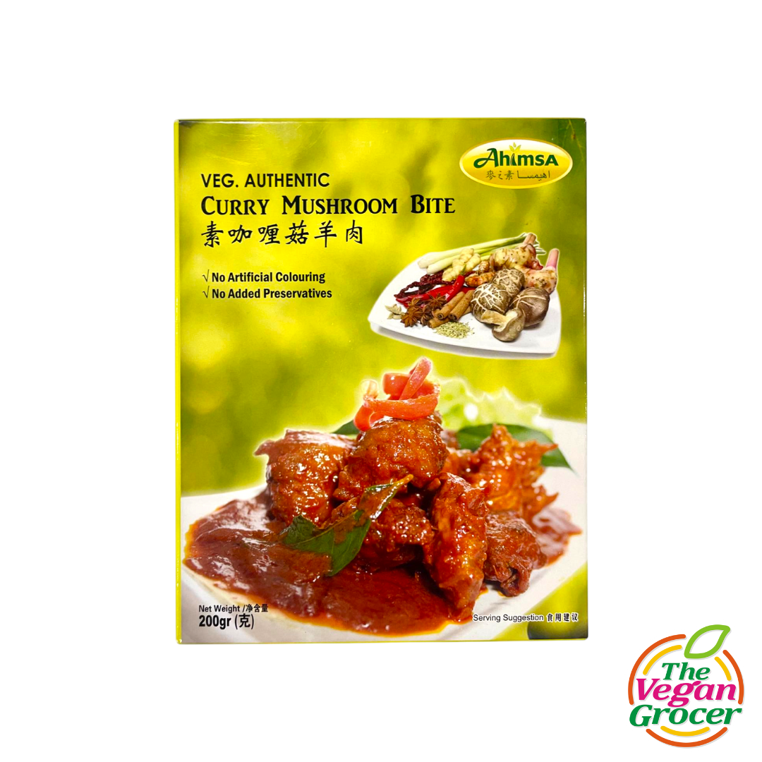 Ahimsa Mushroom Snack - Curry Mushroom Bite 200g (Halal)