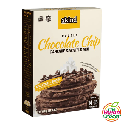 Akind Double Chocolate Chip Pancake & Waffle Mix 600g (gluten-free)