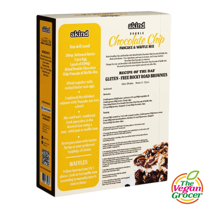 Akind Double Chocolate Chip Pancake & Waffle Mix 600g (gluten-free)