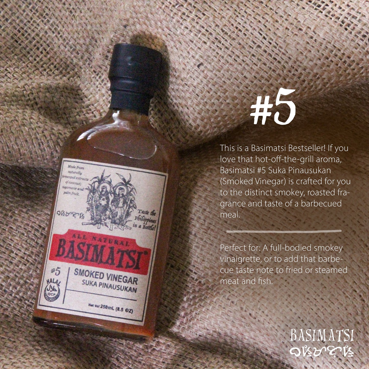 Basimatsi - Smoked Vinegar 250mL