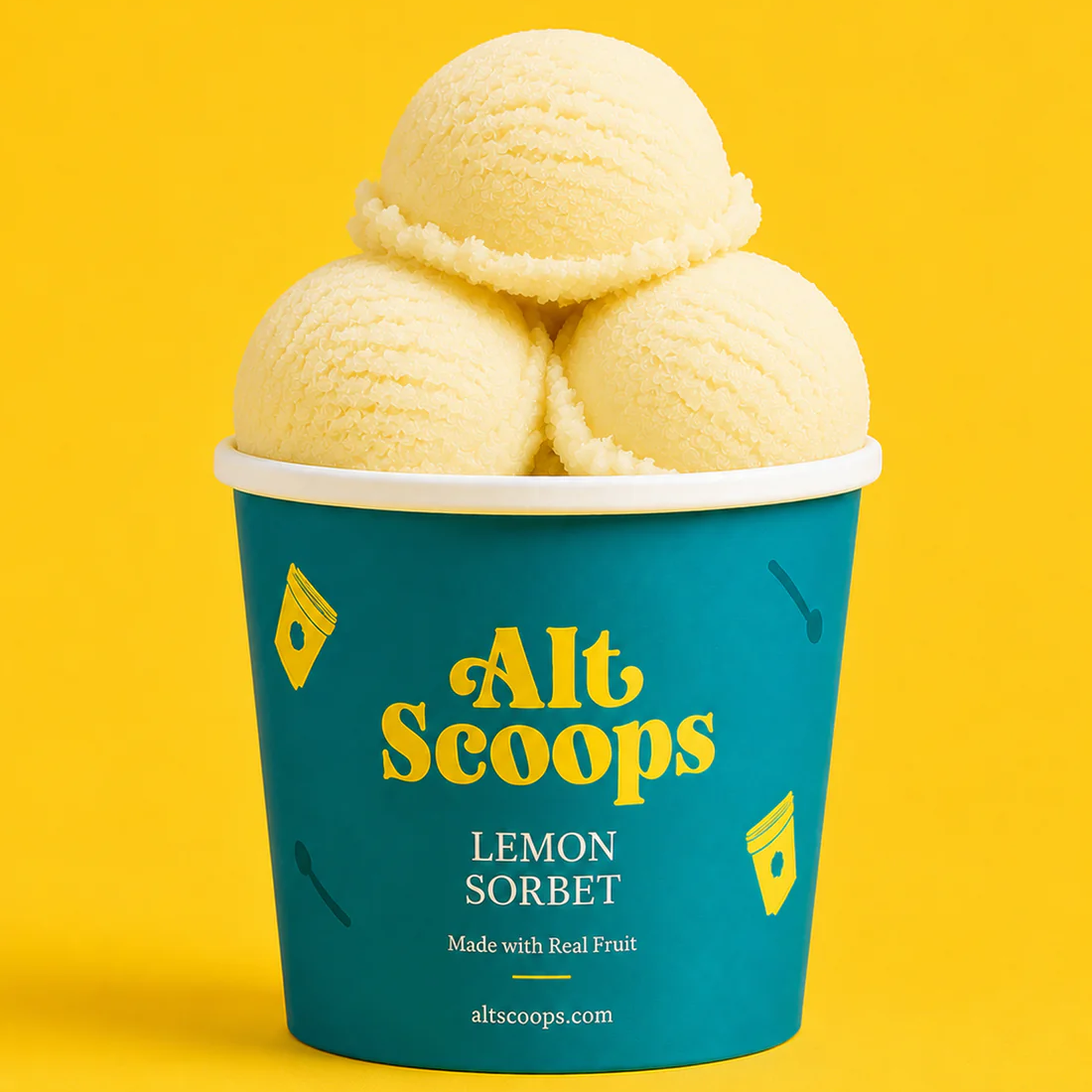 Alt Scoops Lemon Sorbet Pint
