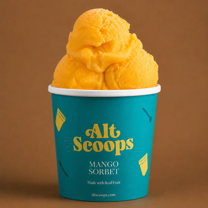 Alt Scoops Mango Sorbet Pint