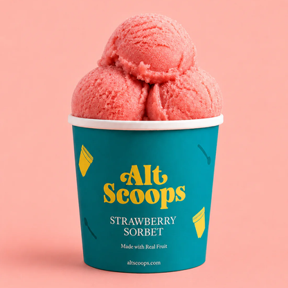 Alt Scoops Strawberry Sorbet Pint