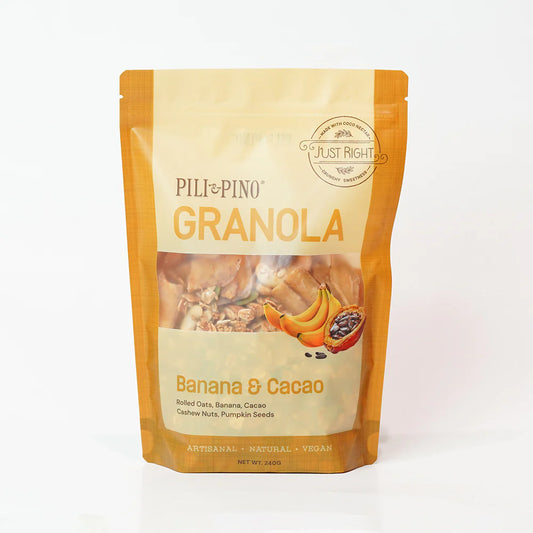 Pili & Pino Banana Cacao Granola 240g