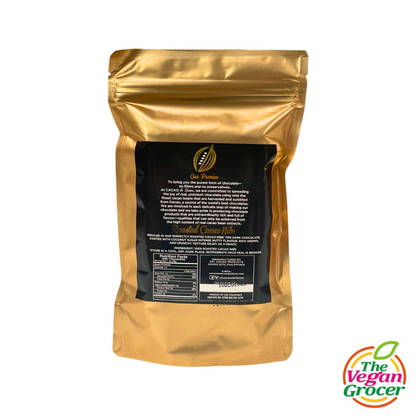 Cacao de Davao Roasted Cacao Nibs  (70% Dark Chocolate coated with coconut sugar) 100g