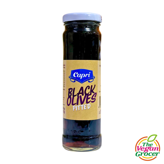 Capri Black Olives (Pitted) 140g