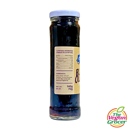 Capri Black Olives (Pitted) 140g