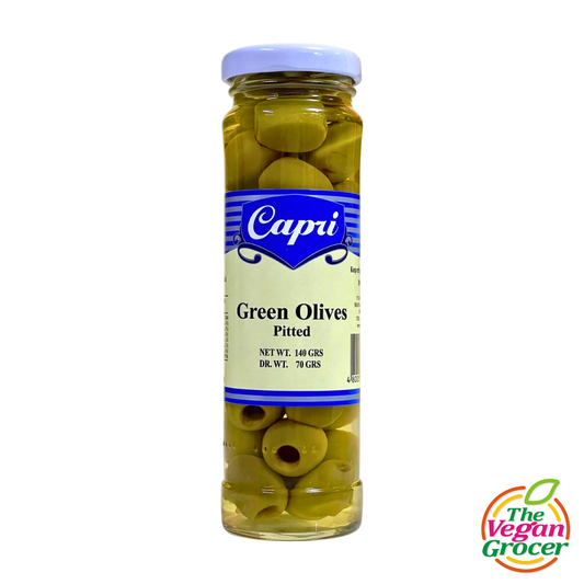 Capri Green Olives (Pitted) 140g