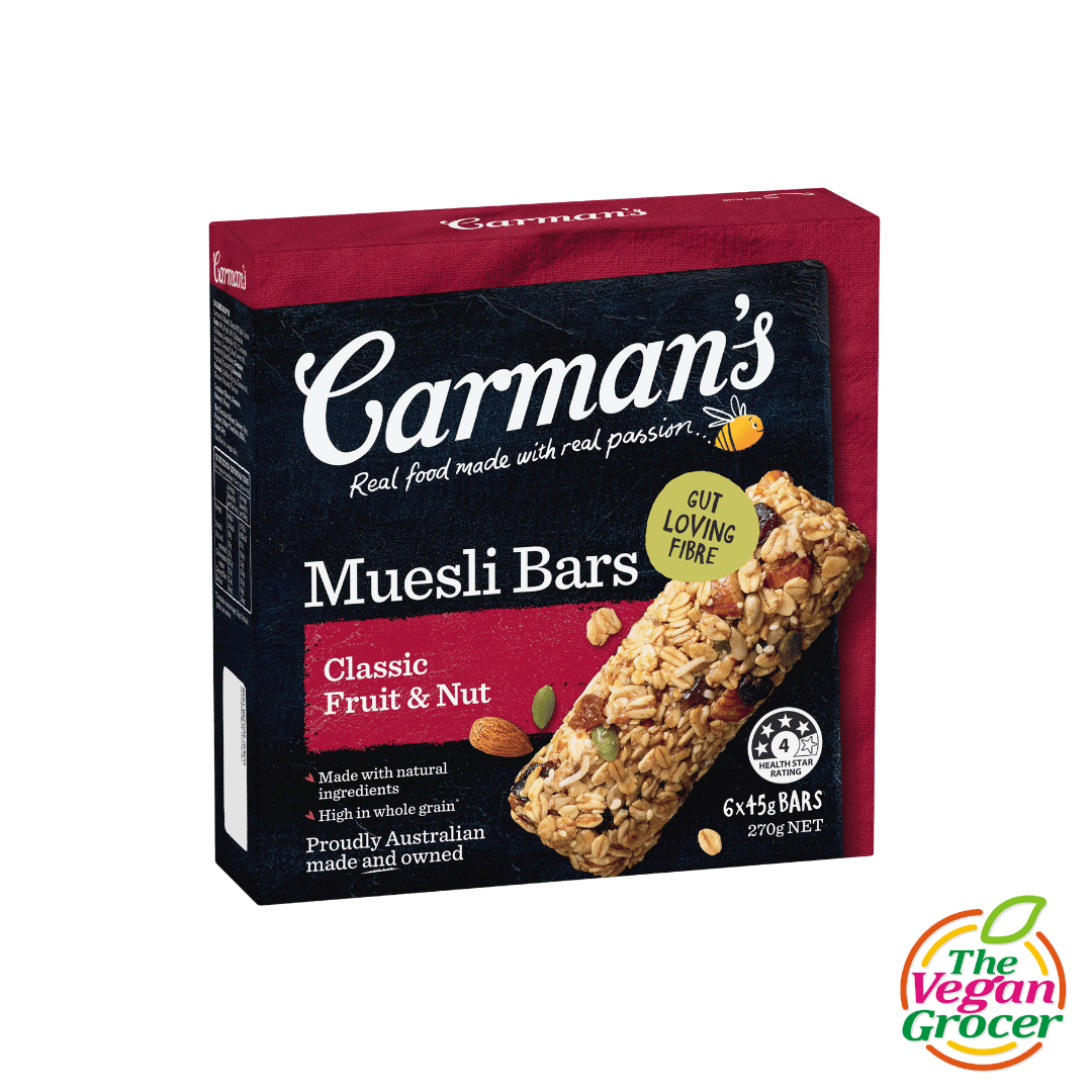Carman's Classic Fruit & Nut Muesli Bar 45g  6s