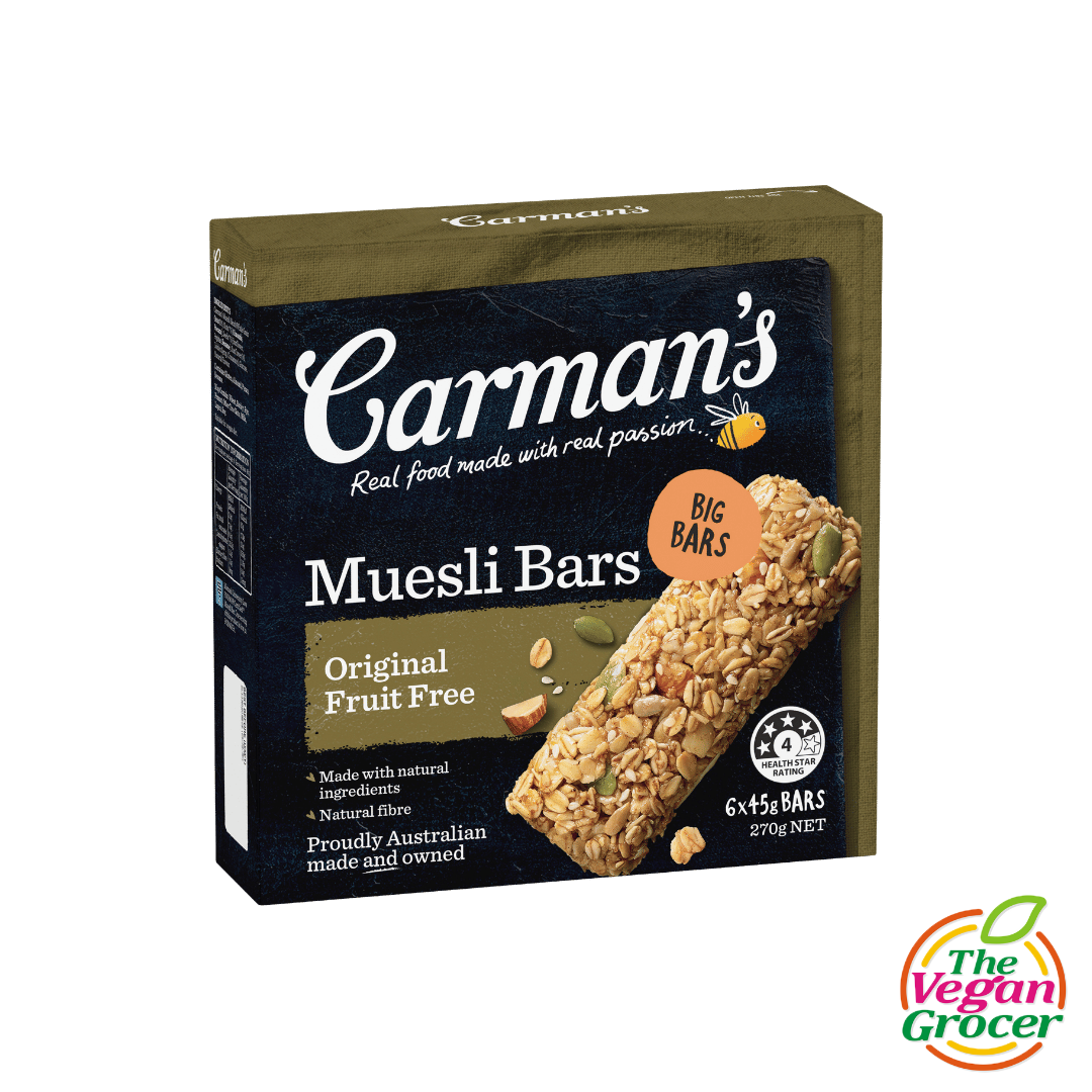 Carman's Original Fruit Free Muesli Bar 45g 6s