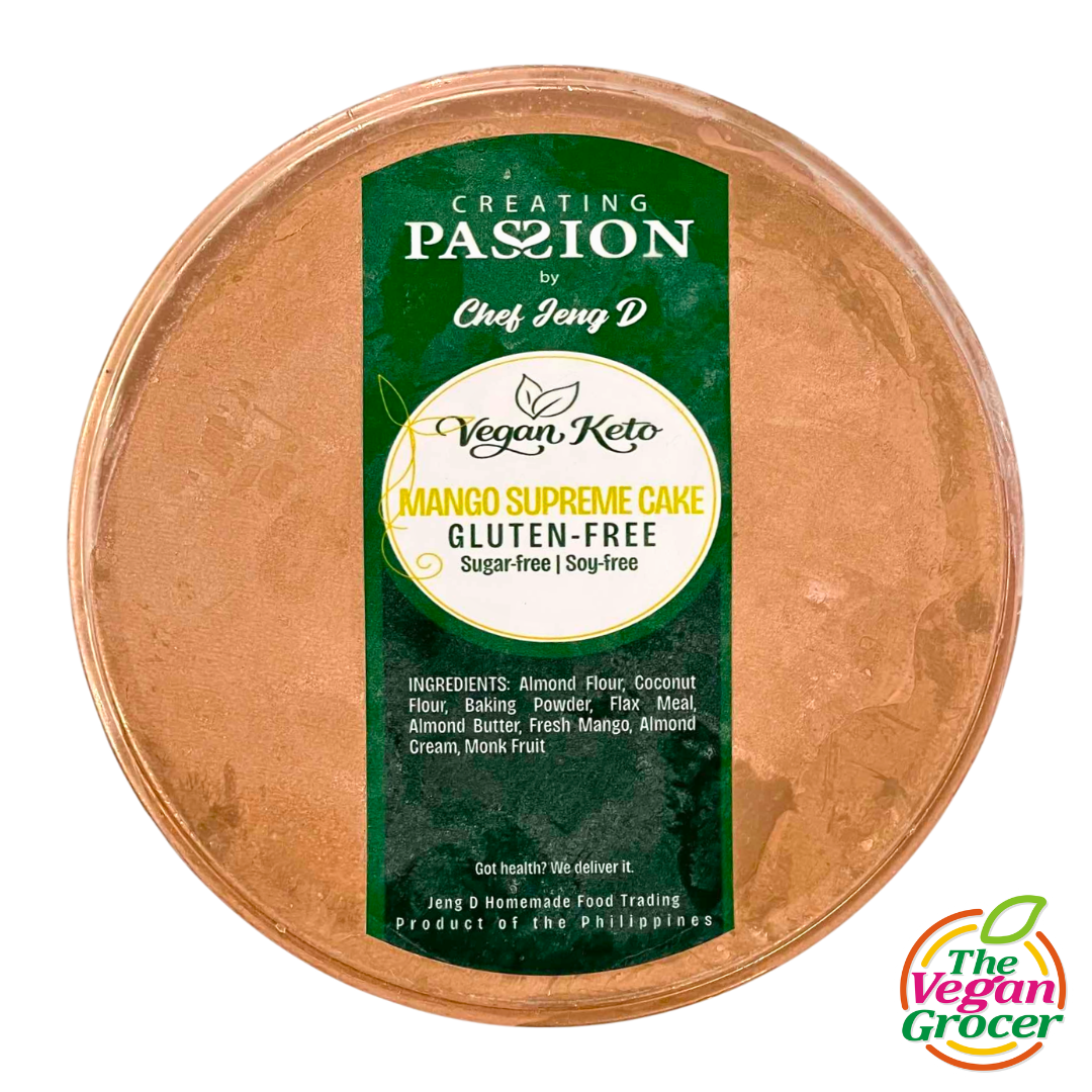 Chef Jeng Keto Vegan Mango Supreme Cake 6" Tin (gluten-free, sugar-free)