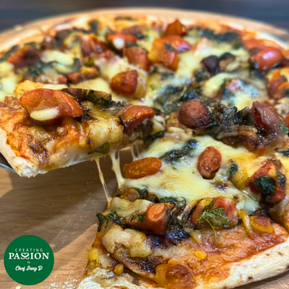 Chef Jeng Vegan Bruschetta Pizza 10" (gluten-free)