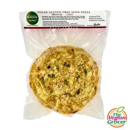 Chef Jeng Vegan Sisig Pizza (gluten-free, sugar-free)
