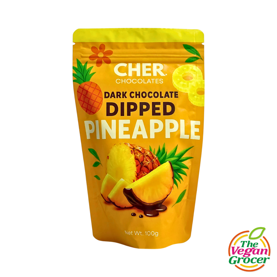 Cher Dark Chocolate Dipped Pineapple 100g