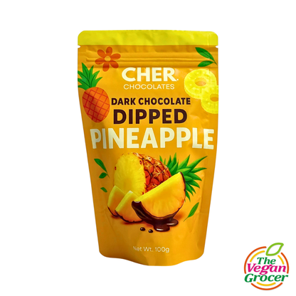 Cher Dark Chocolate Dipped Pineapple 100g