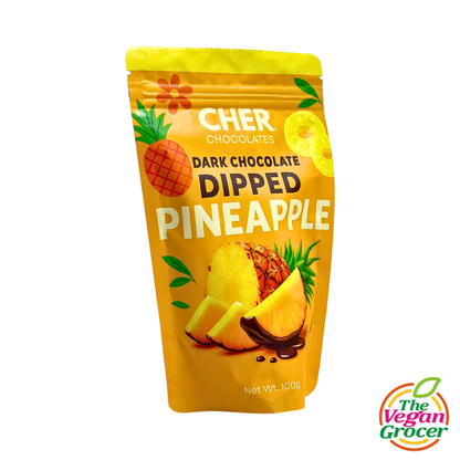 Cher Dark Chocolate Dipped Pineapple 100g