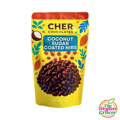Cher Coconut Sugar Coated Nibs 100g
