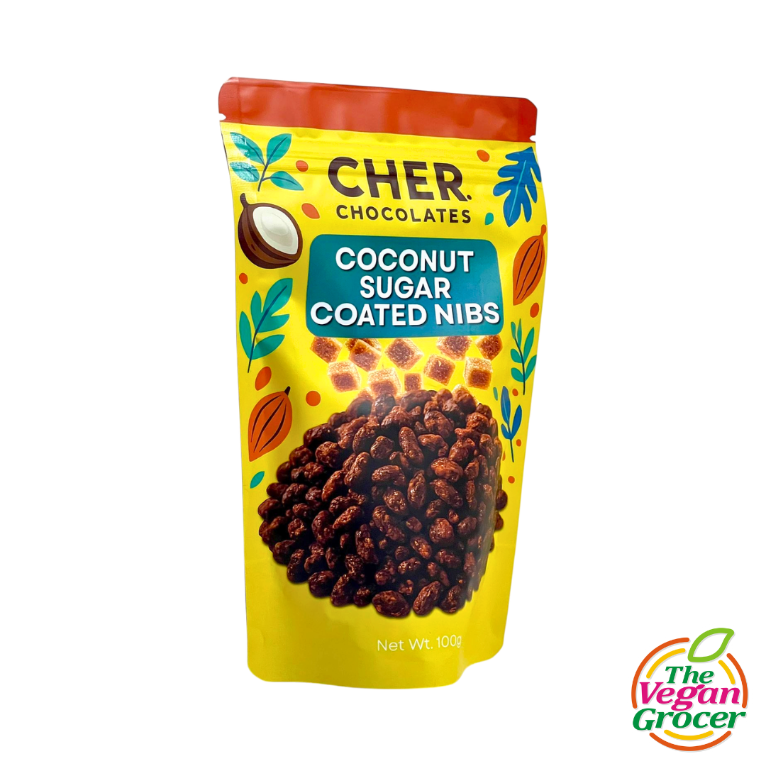 Cher Coconut Sugar Coated Nibs 100g
