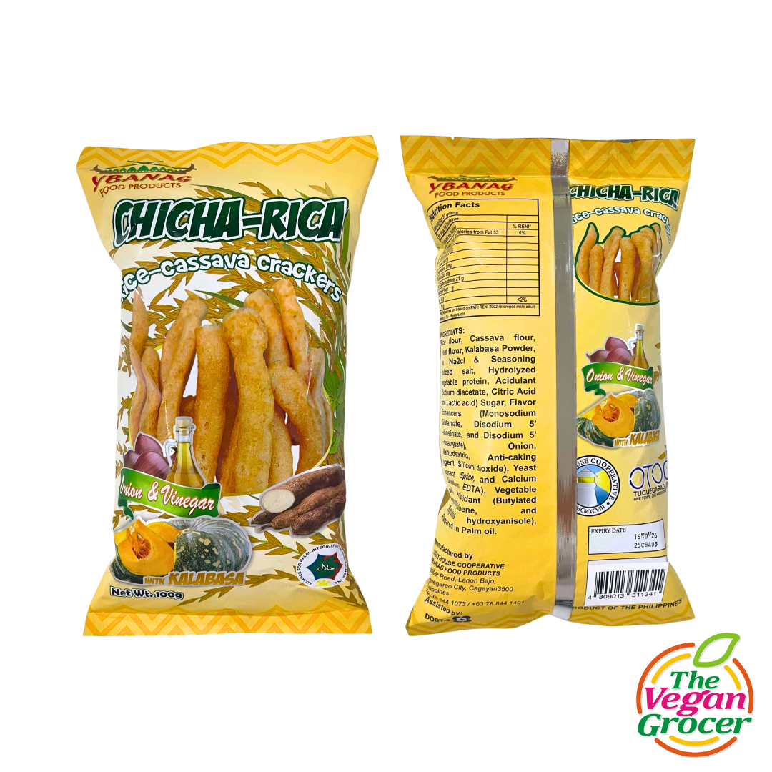 ChichaRica Rice Cassava Crackers with Kalabasa 100g