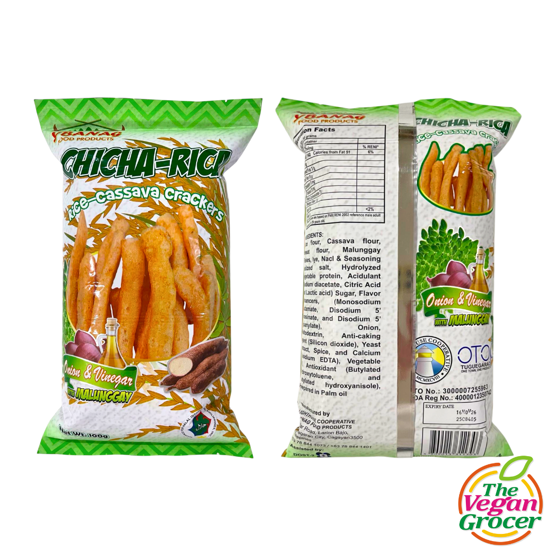 ChichaRica Rice Cassava Crackers with Malunggay 100g