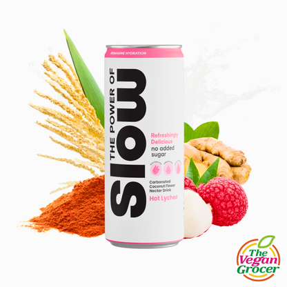 Cocoes Slow Carbonated Hot Lychee 330mL (gluten-free, paleo)