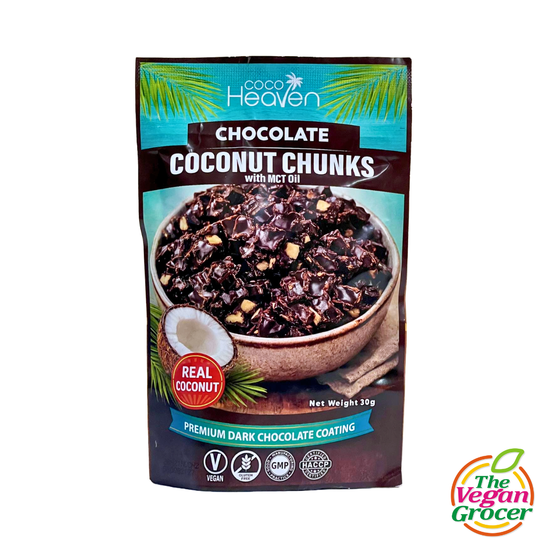 Coco Heaven Chocolate Coconut Chunks with MCT Oil 30g (gluten-free)